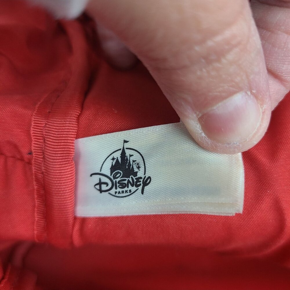 Walt Disney World Parks Minnie Mouse Bows Mini Backpack Red Black Faux Leather - Picture 12 of 16